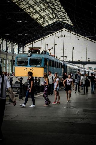 Train en gare